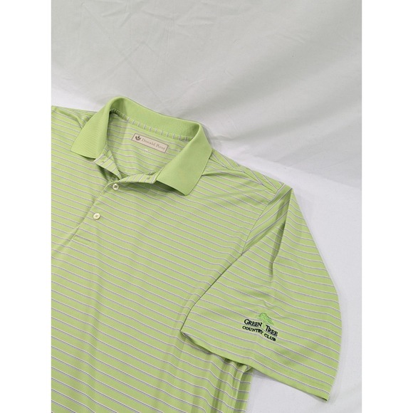 Donald Ross Other - Donald Ross Polo Shirt Mens 2XL Golf Striped Performance Green Tree Country Club